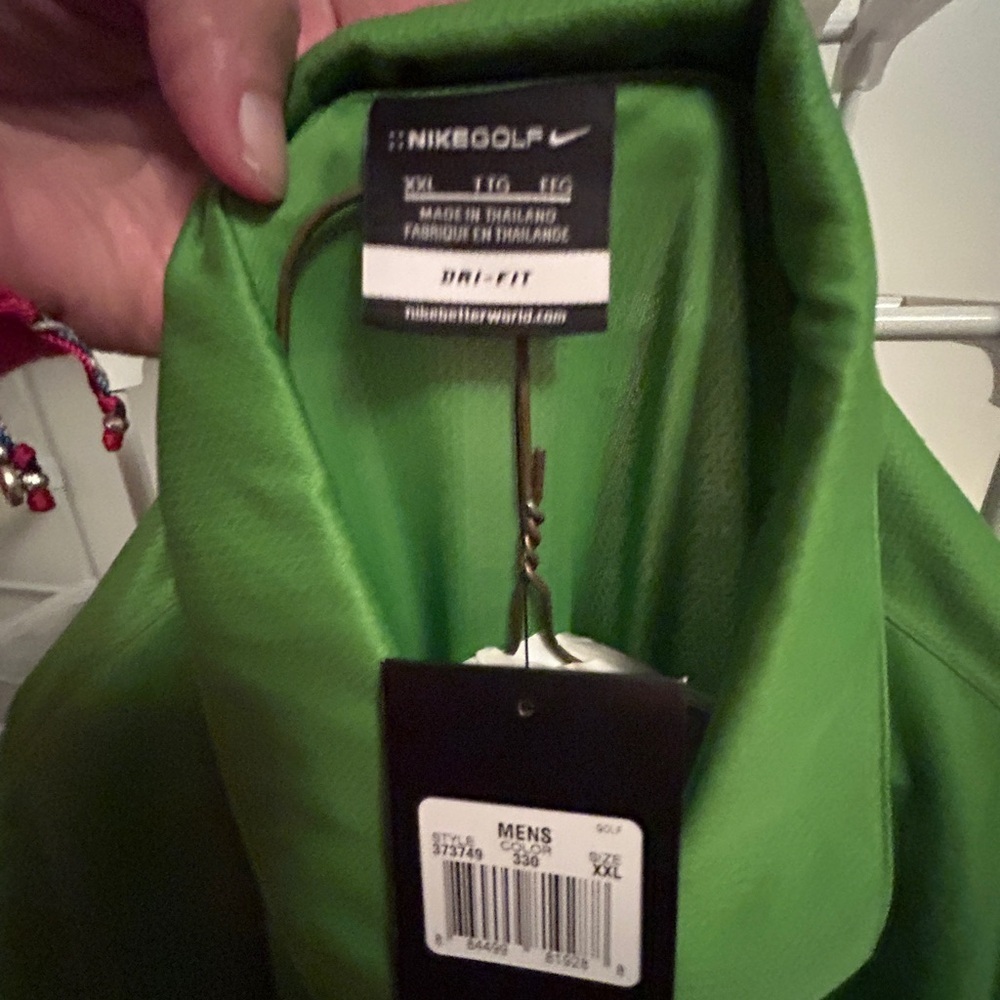 Nike Vibrant Green Polo Shirt NWT - Picture 3 of 5